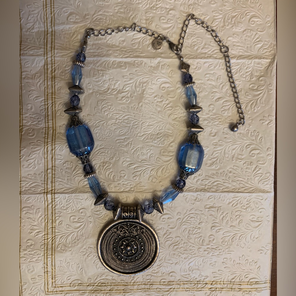 Blue Statement Necklace